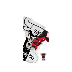 iPhone 17e Clear Case (MagSafe 兼容)  NBA 拼接系列-芝加哥公牛 Chicago Bulls - Style Mix