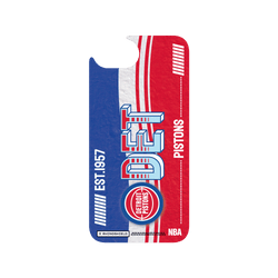 iPhone 16e Clear Case (MagSafe 兼容)  NBA 復古球員卡-底特律活塞 Detroit Pistons - Vintage Card