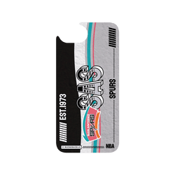 iPhone 16e Clear Case (MagSafe 兼容)  NBA 復古球員卡-聖安東尼奧馬刺 San Antonio Spurs - Vintage Card