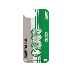 iPhone 17e Clear Case (MagSafe 兼容)  NBA 復古球員卡-波士頓塞爾提克 Boston Celtics - Vintage Card