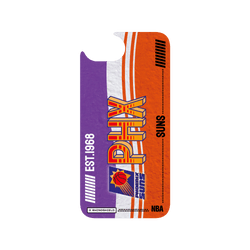 iPhone 17e Clear Case (MagSafe 兼容)  NBA 復古球員卡-鳳凰城太陽 Phoenix Suns - Vintage Card
