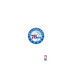 iPhone 16e Clear Case (MagSafe 兼容)  NBA Logo-費城76人 Philadelphia 76ers