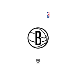 iPhone 16e Clear Case (MagSafe 兼容)  NBA B&W-布魯克林籃網 Brooklyn Nets B&W - Light