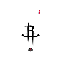 iPhone 17e Clear Case (MagSafe 兼容)  NBA B&W-休士頓火箭 Houston Rockets B&W