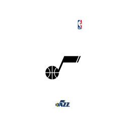 犀牛盾Clear Case防摔背蓋手機殼 - iPhone 17e - 【聯名設計款】 - NBA - B&W-猶他爵士 Utah Jazz B&W - Light