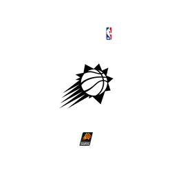 iPhone 16e Clear Case (MagSafe 兼容)  NBA B&W-鳳凰城太陽 Phoenix Suns B&W