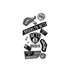 iPhone 17e Clear Case (MagSafe 兼容)  NBA 拼貼系列-布魯克林籃網 Brooklyn Nets - Collage