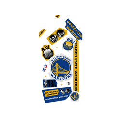 iPhone 16e Clear Case (MagSafe 兼容)  NBA 拼貼系列-金州勇士 Golden State Warriors - Collage