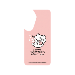 犀牛盾Clear Case (MagSafe 兼容)手機殼 - Samsung Galaxy S25 - 【聯名設計款】 - 爽爽貓 Song Song Meow By SECOND - I Love everything about you (hug版)