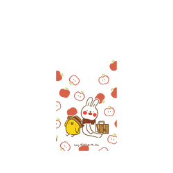 犀牛盾Clear Case手機殼 - Samsung Galaxy S25 - 【聯名設計款】 - 懶散兔與啾先生 Lazy Rabbit and Mr.Chu - 蘋果