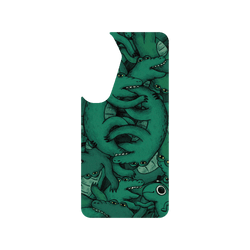 犀牛盾Clear Case手機殼 - Samsung Galaxy S25 - 【聯名設計款】 - 怪奇事物所 Incrediville - 肥尾鱷魚密集恐懼症