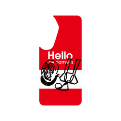 犀牛盾Clear Case手機殼 - Samsung Galaxy S25 - 【聯名設計款】 - BOUNCE - HELLO MY NAME IS BOUNCE
