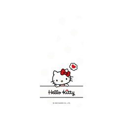 犀牛盾Clear Case手機殼 - Samsung Galaxy S25 - 【聯名設計款】 - Hello Kitty - 普普風圓點