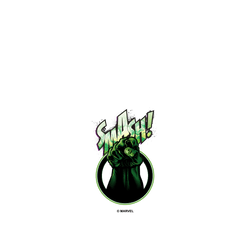 犀牛盾Clear (MagSafe 兼容)手機殼 - Samsung Galaxy S25 - 【聯名設計款】 - 迪士尼-漫威 Marvel - 浩克-粉碎之拳！