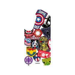 犀牛盾Clear手機殼 - Samsung Galaxy S25 - 【聯名設計款】 - 迪士尼-漫威 Marvel - 漫威英雄-貼紙系列