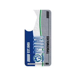 Galaxy S25 Clear Case (MagSafe 兼容)  NBA 復古球員卡-明尼蘇達灰狼 Minnesota Timberwolves - Vintage Card
