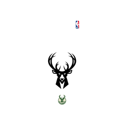 Galaxy S25 Clear Case (MagSafe 兼容)  NBA B&W-密爾瓦基公鹿 Milwaukee Bucks B&W