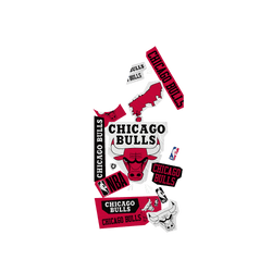 Galaxy S25 Clear Case (MagSafe 兼容)  NBA 拼貼系列-芝加哥公牛 Chicago Bulls - Collage