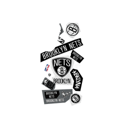 Galaxy S25 Clear Case (MagSafe 兼容)  NBA 拼貼系列-布魯克林籃網 Brooklyn Nets - Collage