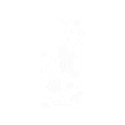 犀牛盾Clear Case手機殼 - Samsung Galaxy S25 Plus - 【聯名設計款】 - 懶散兔與啾先生 Lazy Rabbit and Mr.Chu - outerspace