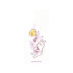 犀牛盾Clear Case手機殼 - Samsung Galaxy S25 Plus - 【聯名設計款】 - 懶散兔與啾先生 Lazy Rabbit and Mr.Chu - 金魚
