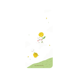 犀牛盾Clear Case手機殼 - Samsung Galaxy S25 Plus - 【聯名設計款】 - 懶散兔與啾先生 Lazy Rabbit and Mr.Chu - 蒲公英