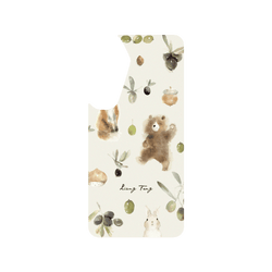 犀牛盾Clear Case (MagSafe 兼容)手機殼 - Samsung Galaxy S25 Plus - 【聯名設計款】 - 涼丰 LiangFeng - 橄欖與動物們