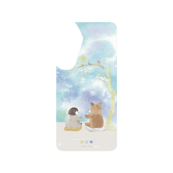 犀牛盾Clear Case (MagSafe 兼容)手機殼 - Samsung Galaxy S25 Plus - 【聯名設計款】 - 涼丰 LiangFeng - 企鵝與小熊