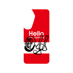 犀牛盾Clear Case手機殼 - Samsung Galaxy S25 Plus - 【聯名設計款】 - BOUNCE - HELLO MY NAME IS BOUNCE