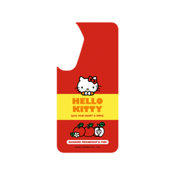 犀牛盾Clear Case (MagSafe 兼容)手機殼 - Samsung Galaxy S25 Plus - 【聯名設計款】 - Hello Kitty - 生鮮食品-蘋果