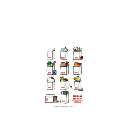 犀牛盾Clear Case手機殼 - Samsung Galaxy S25 Plus - 【聯名設計款】 - Hello Kitty - Hello Kitty購物袋