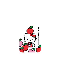 犀牛盾Clear Case防摔背蓋手機殼 - Samsung Galaxy S25 Plus - 【聯名設計款】 - Hello Kitty - 蘋果疊疊樂