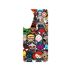 犀牛盾Clear Case (MagSafe 兼容)手機殼 - Samsung Galaxy S25 Plus - 【聯名設計款】 - 迪士尼-漫威 Marvel - 漫威英雄-復仇者聯盟 集合Q版