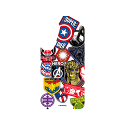 犀牛盾Clear Case (MagSafe 兼容)手機殼 - Samsung Galaxy S25 Plus - 【聯名設計款】 - 迪士尼-漫威 Marvel - 漫威英雄-貼紙系列