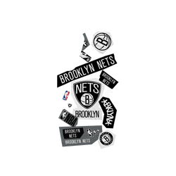 Galaxy S25 Plus Clear Case (MagSafe 兼容)  NBA 拼貼系列-布魯克林籃網 Brooklyn Nets - Collage