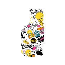 犀牛盾Clear Case (MagSafe 兼容)手機殼 - Samsung Galaxy S25 Plus - 【聯名設計款】 - 樂一通 Looney Tunes - 搗蛋系列-崔弟