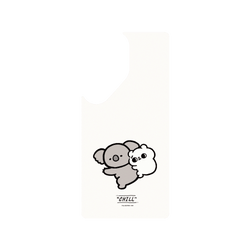 犀牛盾Clear Case手機殼 - Samsung Galaxy S25 Ultra - 【聯名設計款】 - 爽爽貓 Song Song Meow By SECOND - 爽爽貓與無尾熊