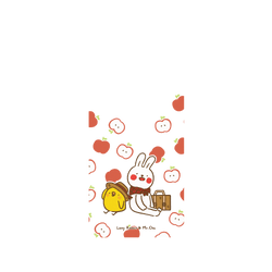 犀牛盾Clear Case手機殼 - Samsung Galaxy S25 Ultra - 【聯名設計款】 - 懶散兔與啾先生 Lazy Rabbit and Mr.Chu - 蘋果