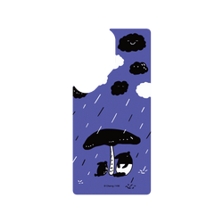 犀牛盾Clear Case手機殼 - Samsung Galaxy S25 Ultra - 【聯名設計款】 - 馬來貘 Laimo - 下雨了(紫色款)