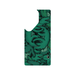 犀牛盾Clear Case手機殼 - Samsung Galaxy S25 Ultra - 【聯名設計款】 - 怪奇事物所 Incrediville - 肥尾鱷魚密集恐懼症