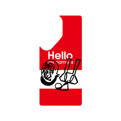 犀牛盾Clear手機殼 - Samsung Galaxy S25 Ultra - 【聯名設計款】 - BOUNCE - HELLO MY NAME IS BOUNCE
