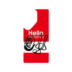 犀牛盾Clear Case手機殼 - Samsung Galaxy S25 Ultra - 【聯名設計款】 - BOUNCE - HELLO MY NAME IS BOUNCE