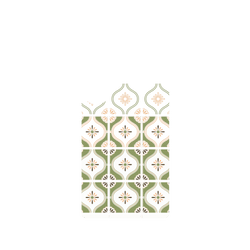 Galaxy S25 Ultra Clear Case (MagSafe 兼容)  老屋顏 Newtro印花磚 - 雛菊