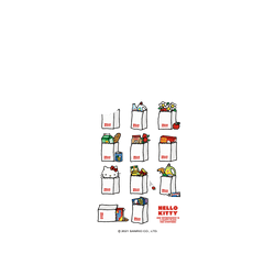 犀牛盾Clear Case手機殼 - Samsung Galaxy S25 Ultra - 【聯名設計款】 - Hello Kitty - Hello Kitty購物袋
