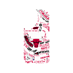 Galaxy S25 Ultra Clear  NBA 塗鴉系列-芝加哥公牛 Chicago Bulls - Graffiti