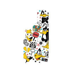 犀牛盾Clear Case手機殼 - Samsung Galaxy S25 Ultra - 【聯名設計款】 - 樂一通 Looney Tunes - 搗蛋系列-太菲鴨