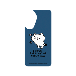 犀牛盾Clear Case (MagSafe 兼容)手機殼 - Samsung Galaxy A56 - 【聯名設計款】 - 爽爽貓 Song Song Meow By SECOND - I Love everything about you (kiss版)