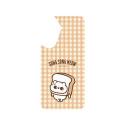 犀牛盾Clear Case (MagSafe 兼容)手機殼 - Samsung Galaxy A56 - 【聯名設計款】 - 爽爽貓 Song Song Meow By SECOND - 來份爽爽貓吐司!!