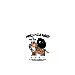 犀牛盾Clear Case (MagSafe 兼容)手機殼 - Samsung Galaxy A56 - 【聯名設計款】 - 奧樂雞 Ology - Hoding A Tiger