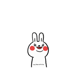 犀牛盾JellyTint手機殼 - Samsung Galaxy A56 - 【聯名設計款】 - 懶散兔與啾先生 Lazy Rabbit and Mr.Chu - 傻笑
